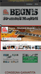 Mobile Screenshot of begnispianoforti.com